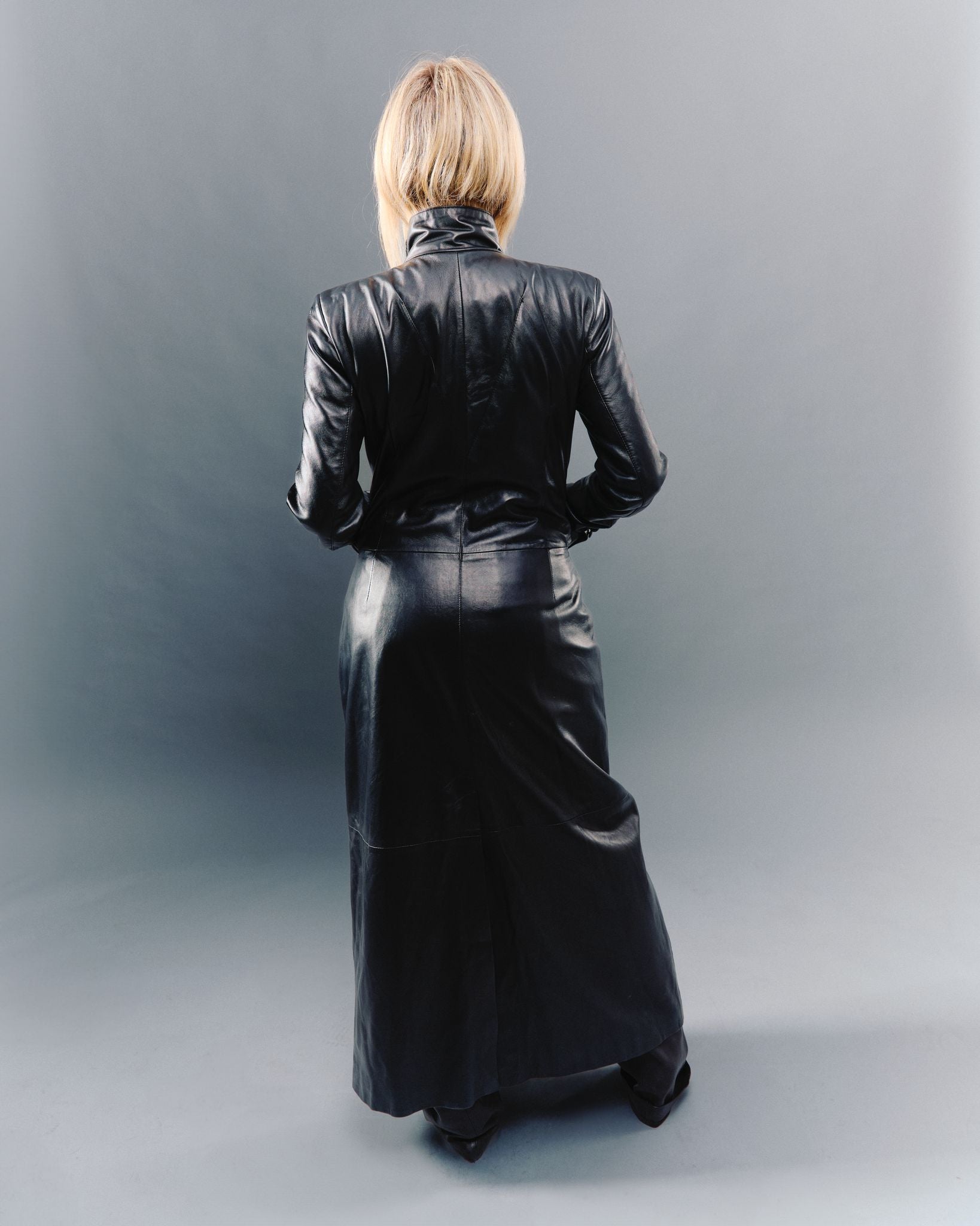 Manteau en cuir